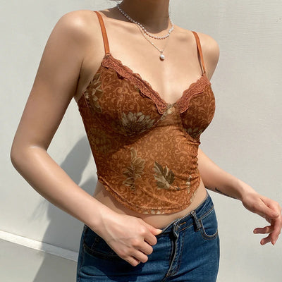 Mesh Crop Top