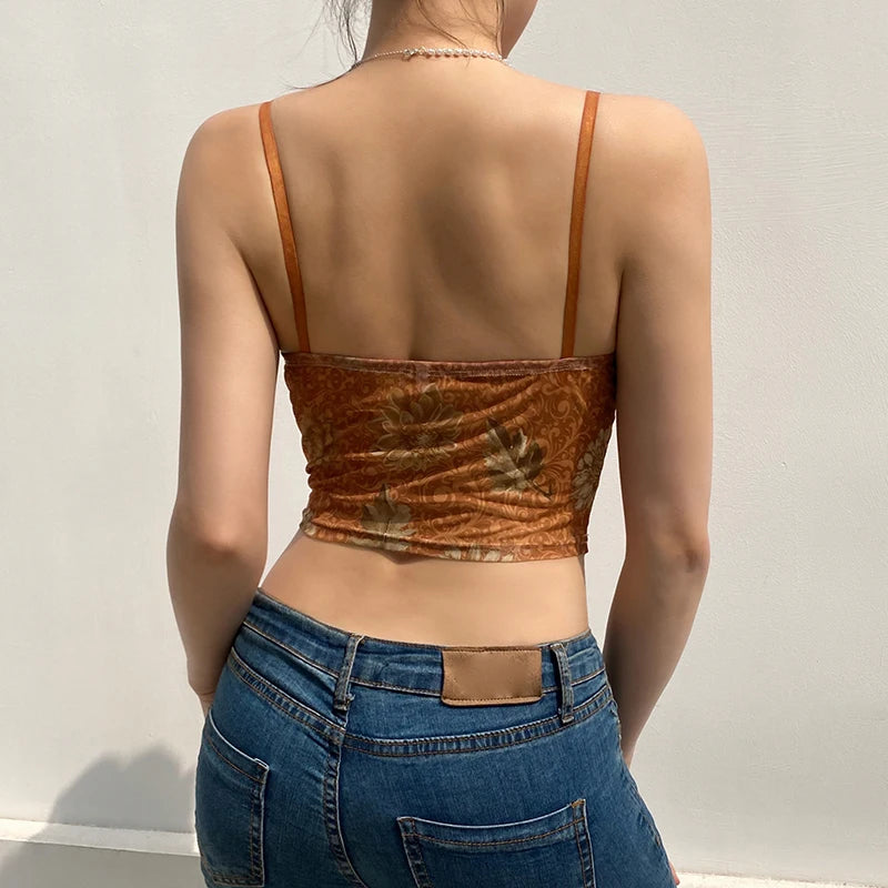 Mesh Crop Top