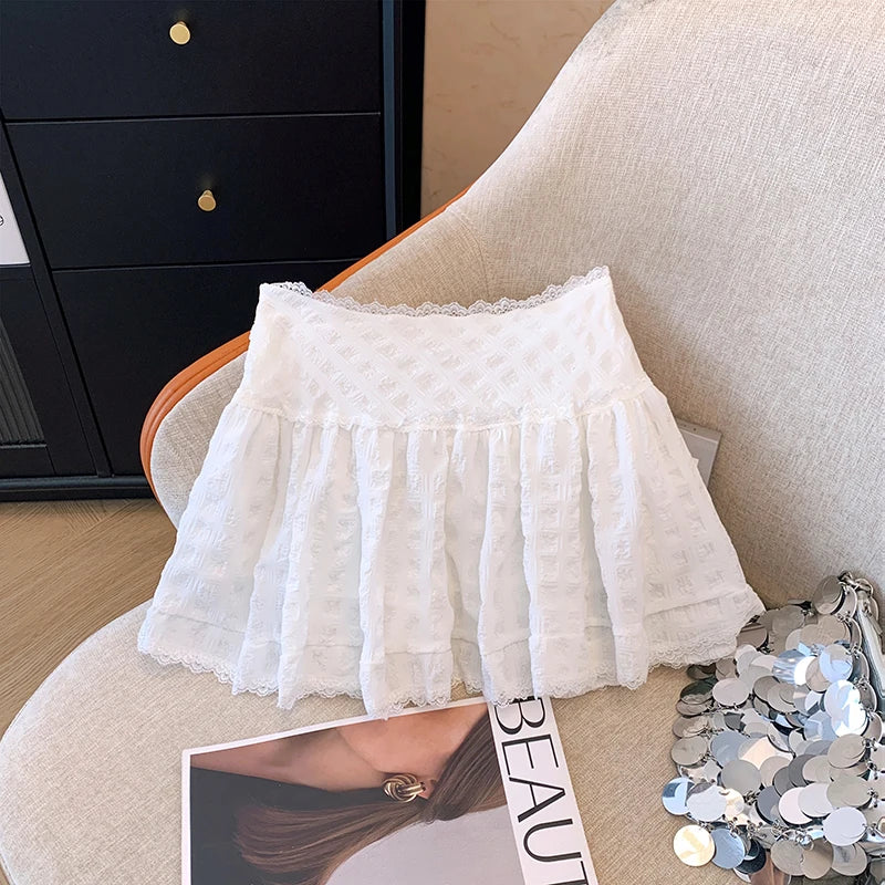 Ruffled Mini Skirt