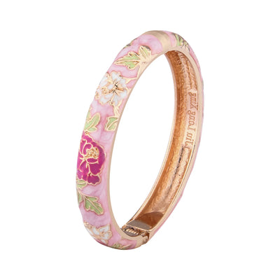Enameled Flower Bracelets