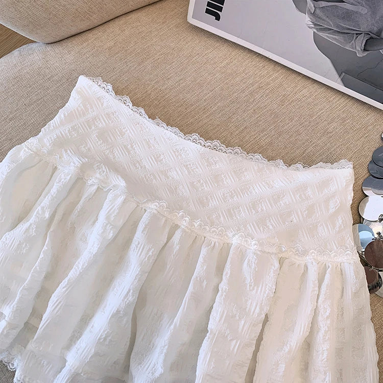 Ruffled Mini Skirt