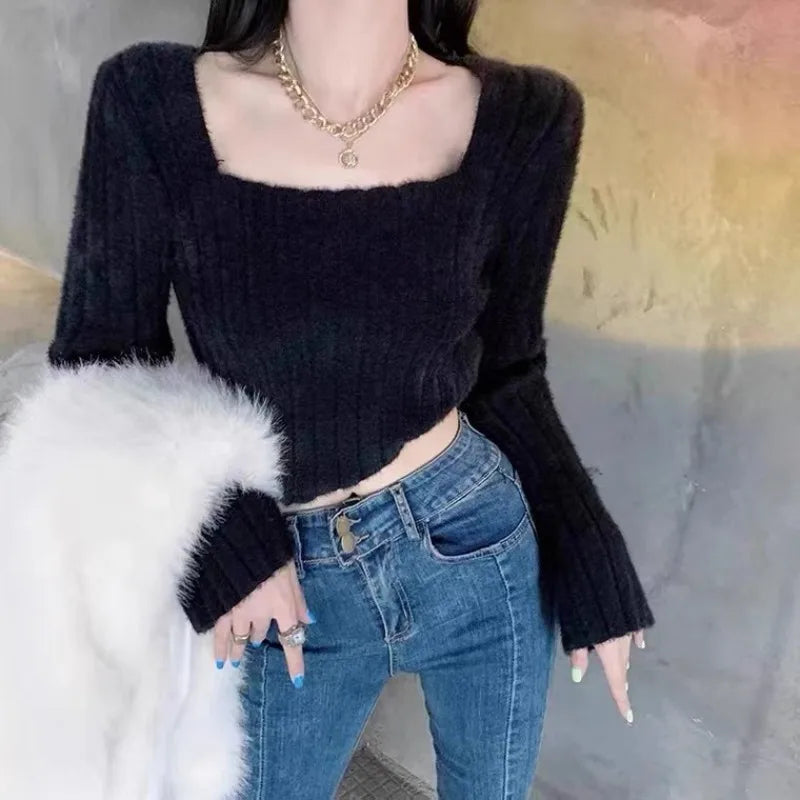 Knitted Crop Top