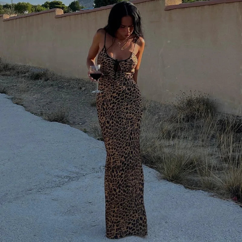 Leopard Maxi Dress