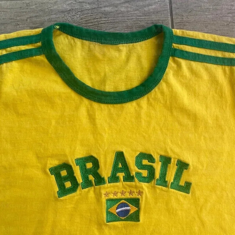 Brazil Crop T-shirt