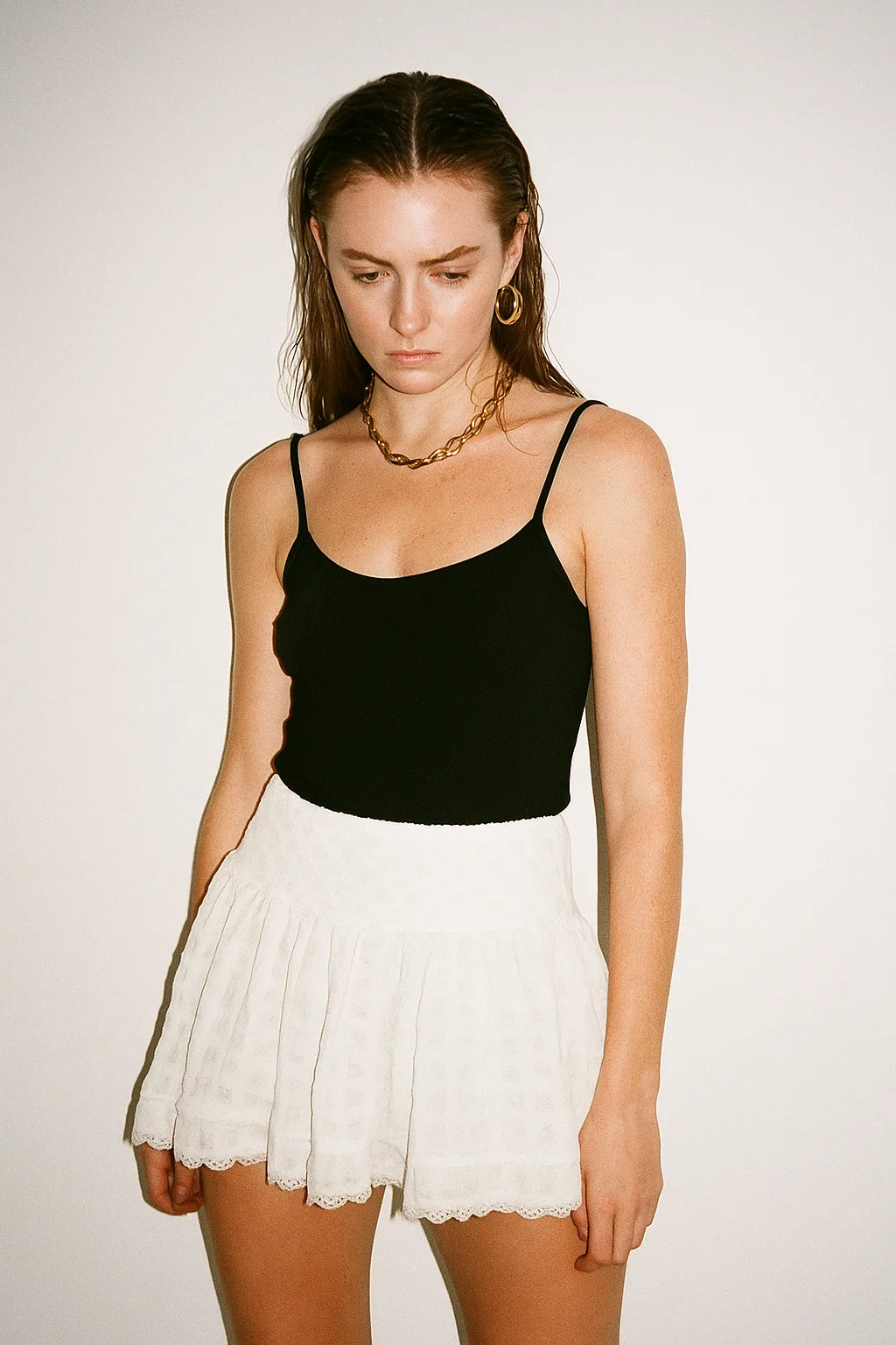 Ruffled Mini Skirt